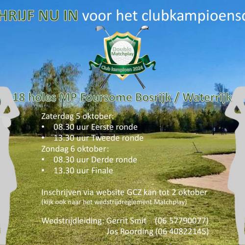 Clubkampioenschap Double Matchplay